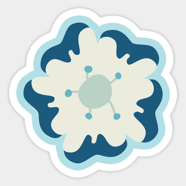 Ornamental Flower Sticker by Design Anbay